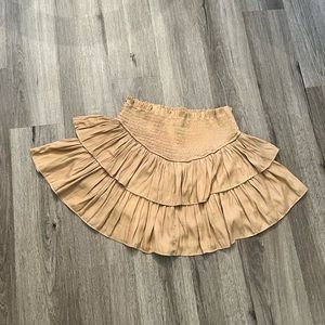 Smocked Waist Flounce Skort by Mustard Seed